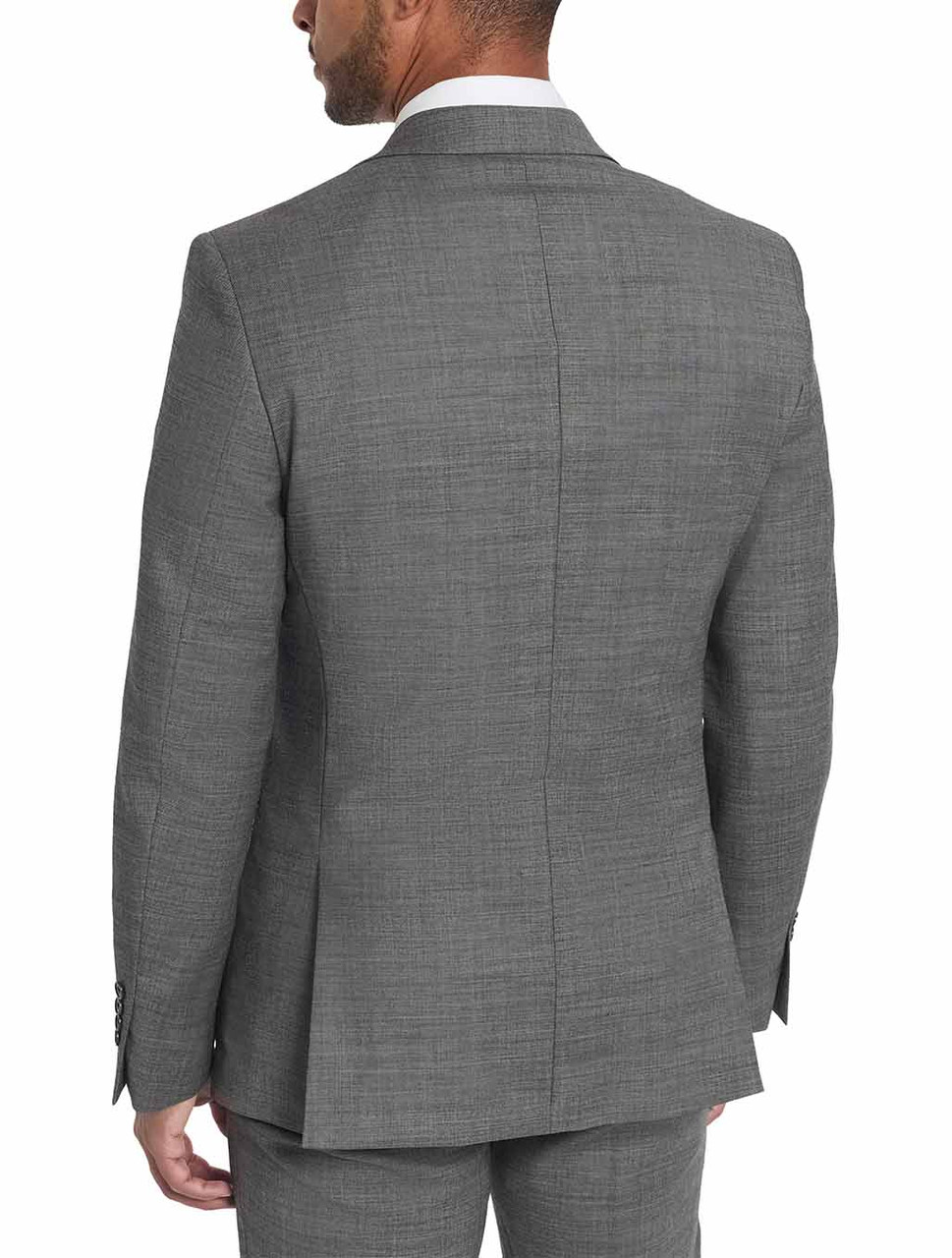 Solid Grey Sharkskin Coat | Tallia - Harpers